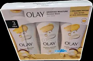 Olay Advanced Moisture Renewal Body Wash - 3 Bottles