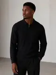 Men's Quarter Zip Long Sleeve Top - 1