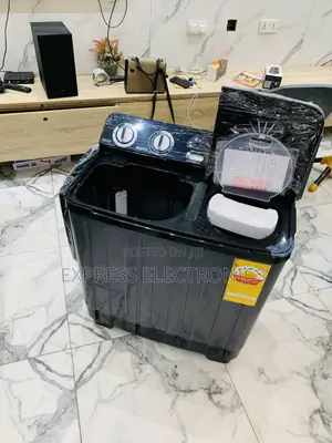 Brand New Nasco 7.0kg Twin Tub Washing Machine - Dark Grey