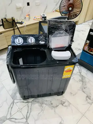 New Nasco 7.0kg Twin Tub Washing Machine - Dark Grey (NAS-07-TW)