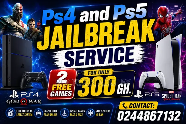 PS4 & PS5 Game Jailbreak & Online Installation Services - 1