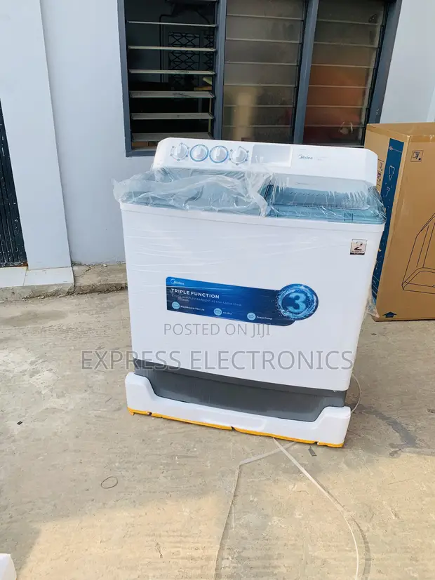 Midea 18 KG Twin Tub Semi-Automatic Washing Machine MT100W180 - 1