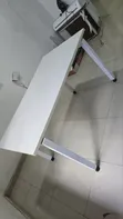 White Wooden Dining Table (Seats 6) - 5