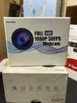 Anvask Full HD Webcam with Microphone, 1080p USB - 3