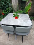 Royal Comfort Dining Set - 4 Chairs - 3