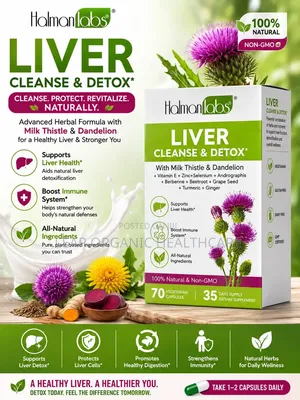 Organic Liver Cleanse and Detox Supplement