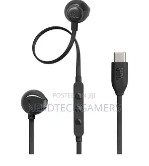 JBL Tune 305C USB-C Wired Hi-Res In-Ear Headphones, Black