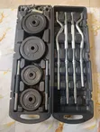 Black Mountain Hex Dumbbell and Barbell Set - 3