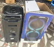 Mood 8x8-Inch Bluetooth Rechargeable Party Speaker with Microphones - 2