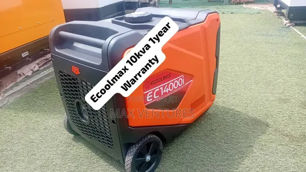 Ecoolmax 10KVA Generator - 100% Copper Engine - 1