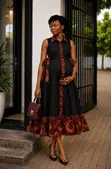 4 Colours Maternity Shirt Dress - 3