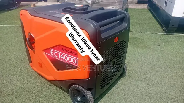 Ecoolmax 10KVA Generator - 100% Copper Engine - 1