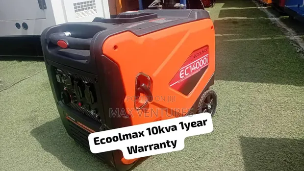 Premium Ecoolmax 10KVA Generator - 1 Year Warranty - 1