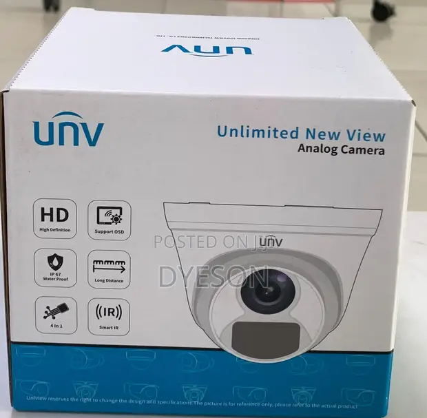 Uniview UAC-T112-F28(40) 2MP Fixed IR Turret Analog Camera - 1