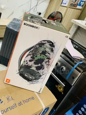 Sealed JBL Boombox 3 Portable Bluetooth Speaker - Black