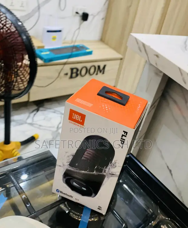 JBL Flip 6 Portable Wireless Speaker - Black - 1