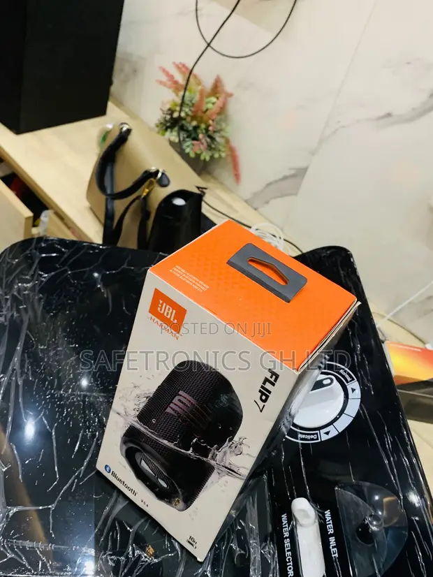 New JBL Flip 6 Portable Wireless Speaker - Black - 1