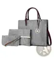 Ladies 3-Piece Multi Compartment Handbags - 4