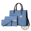Ladies 3-Piece Multi Compartment Handbags - 5