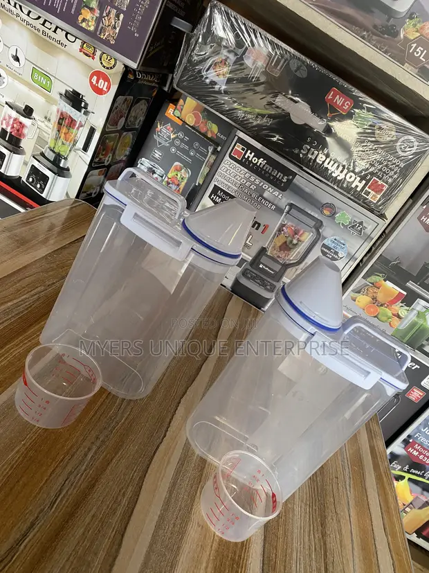 2.3L Transparent Dry Food Storage Container - 1