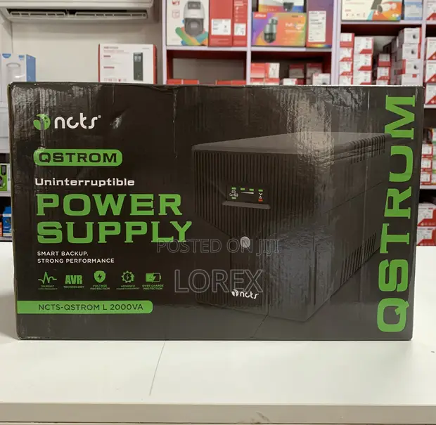 NCTS Qstrom L Series 2000VA UPS with 9Ah Battery - 1