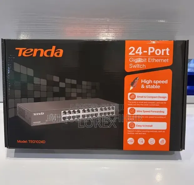 Tenda TEG1024D 24-Port Gigabit Ethernet Switch - 1