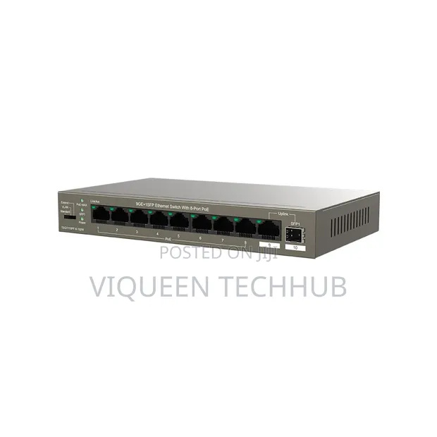 Tenda TEG1110PF 8-Port Gigabit PoE Switch - 1
