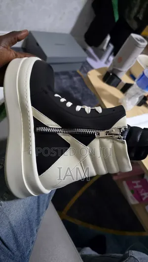 Rick Owens Geobasket High-Top Sneakers