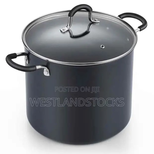 Cook Home Hard-Anodized Stockpot/Soup Pot (10.8/6qt) - 1
