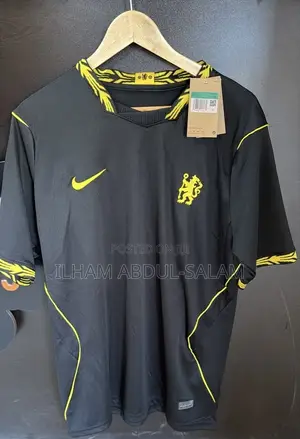 Chelsea FC Away Kit - Black/Yellow