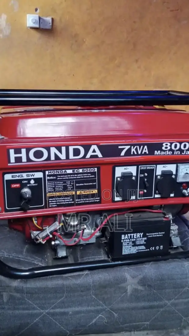 Brand New Honda 8000W Hybrid Generator - 1