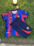 Kids Barcelona Home Jersey Kit - 1