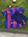 Kids Barcelona Home Jersey Kit - 2