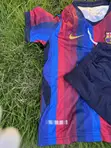 Kids Barcelona Home Jersey Kit - 3