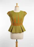 African Print Women's Top by Norlena Stitches - 2