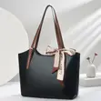 AAKS Corporate Tote Bag - Black Leather - 1