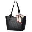 AAKS Corporate Tote Bag - Black Leather - 4
