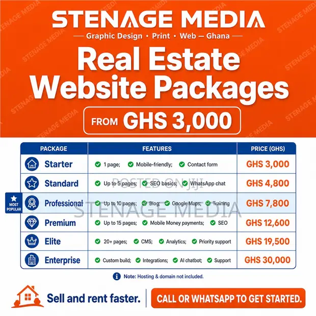 Real Estate & Property Website Design - 1