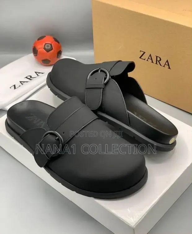 Zara Men's Buckle Clogs - 1
