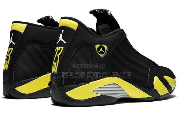 Air Jordan 14 Retro Thunder Sneakers - 1