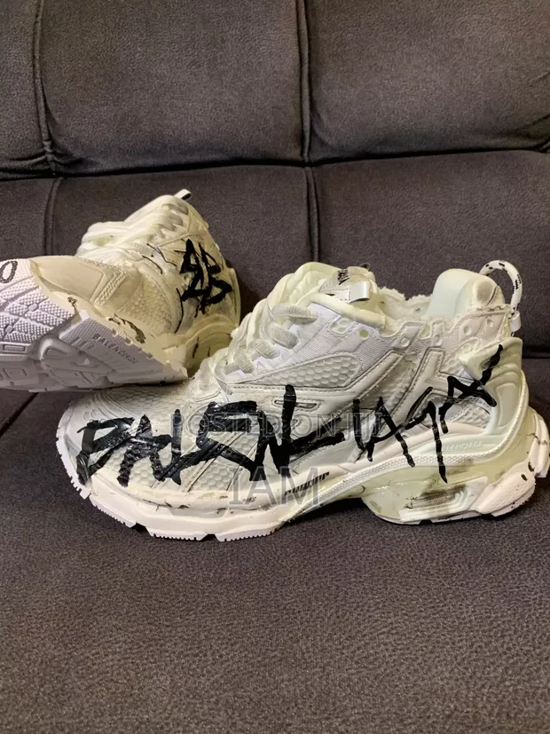 Balenciaga Runner Graffiti Sneakers - 1