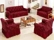 Elegant Sofa Chair Set Covers - Multicolor - 1