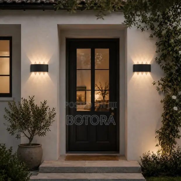 8W LED Up & Down Wall Light - IP65 Waterproof, 3000K - 1