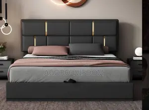 Royal Comfort Double Bed Frame with Side Cabinets