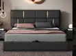 Royal Comfort Double Bed Frame with Side Cabinets - 1