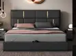 Royal Comfort Double Bed Frame with Side Cabinets - 2