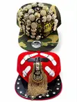 Luxury Studded Designer Snapback Cap - 5