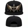 Premium Embellished Men's Snapback Cap - 3