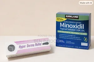 Kirkland Hair Growth Pack + Derma Roller