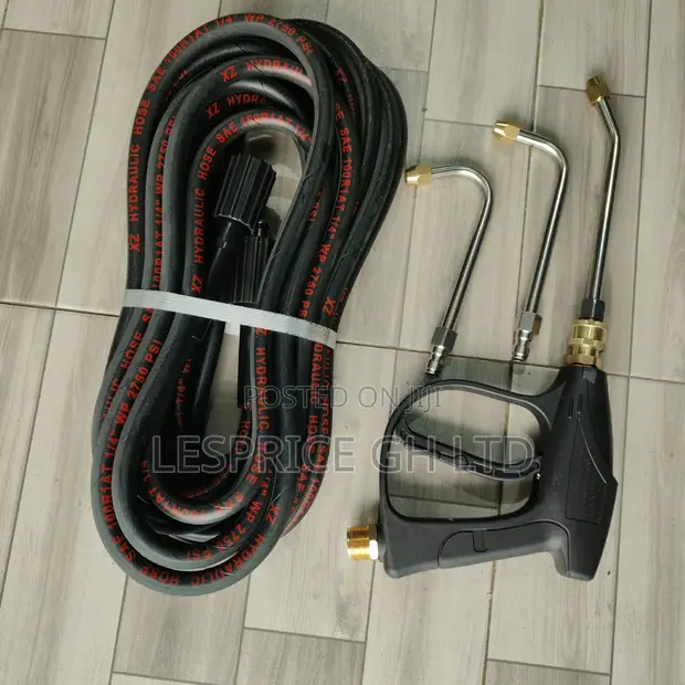 Super Efficient 10mm Washer Hose with Gun and Nozzle - 1